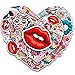 MONIZY Lady Makeup Tool Stickers 50 Pieces Vinyl Waterproof Decal for Laptop Water Bottle Phone Car Window Bike Motorcycle Stakeboard Scrapbook Cosmetics Sticker Gifts