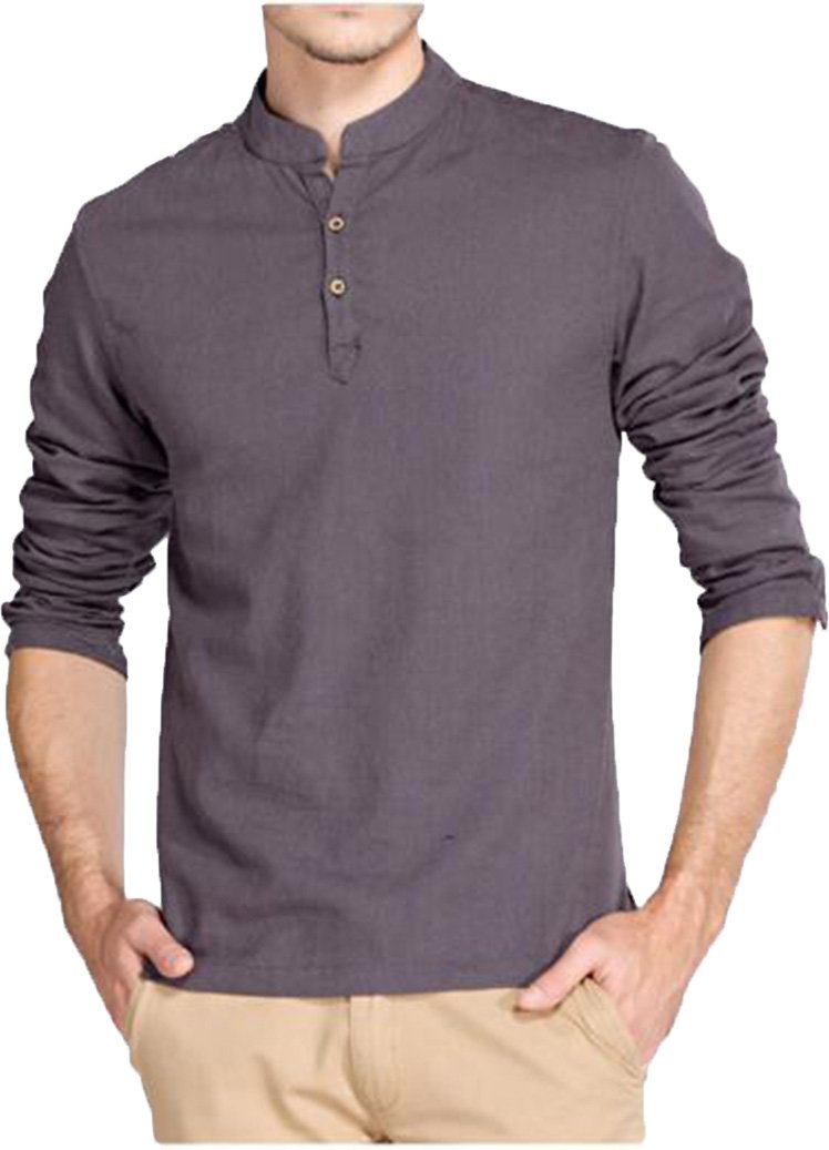 Hoerev Marca De Manga Larga Camisas De Lino Playa