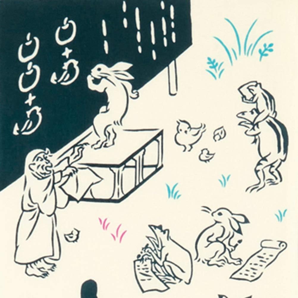 Miyamoto-Towel Kenema 50159 Infected Hand Washcloth 13.8 x 35.4 inches (35 x 90 cm), Birds Giga School