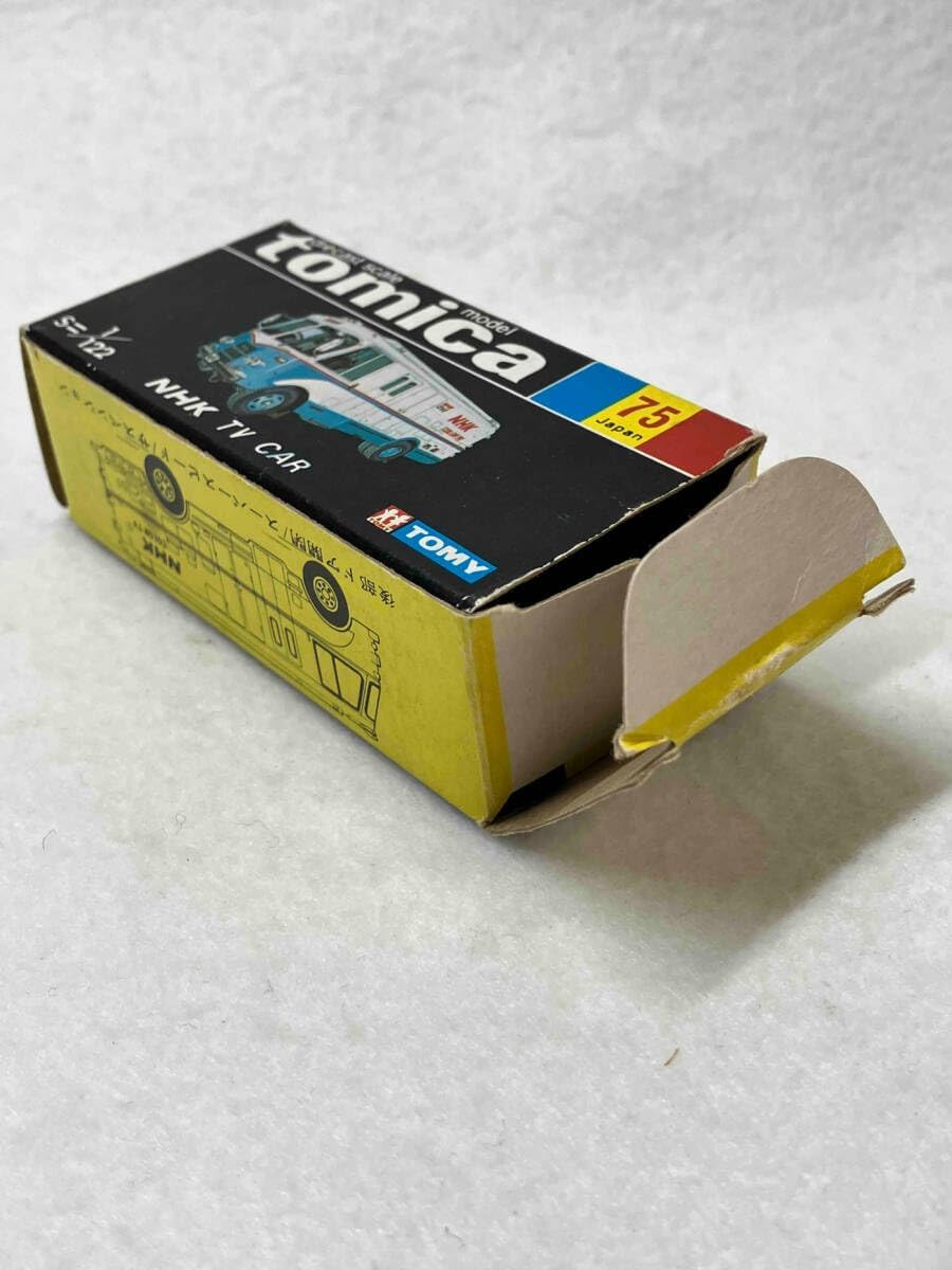 NO.75 NHK TV中継車 FBS 福岡放送 黒箱 日本製 トミカ75黒