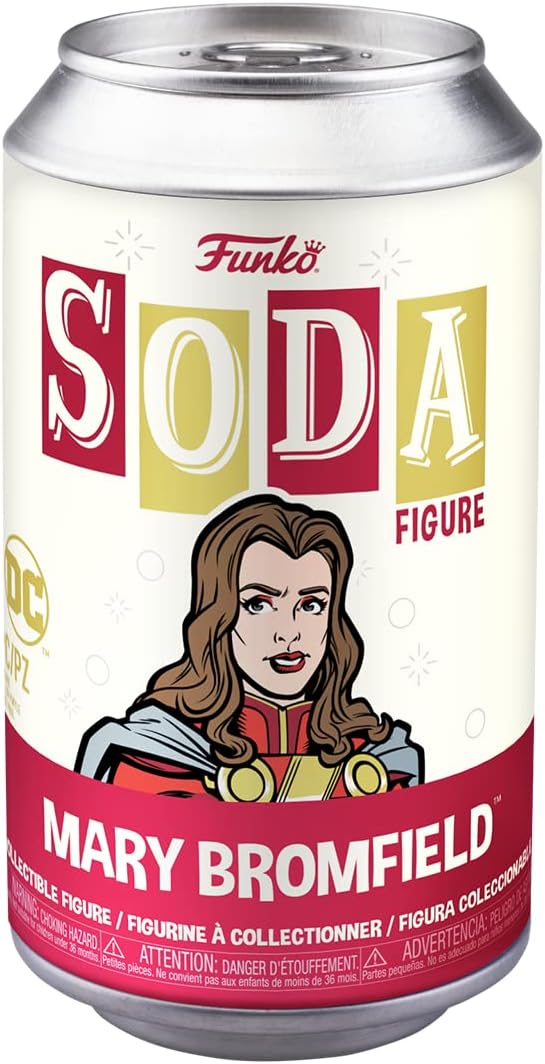 Funko Vinyl SODA: Shazam 2-1/6 Odds for Rare Chase Variant - Mary Bromfield - DC Comics - Collectable Vinyl Figure - Gift Idea - Official Merchandise - for Kids & Adults - Movies Fans