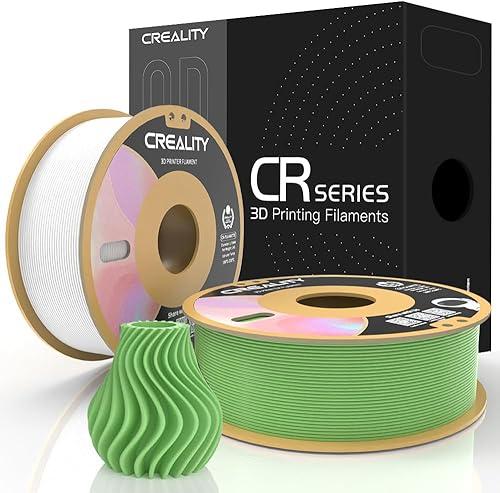 Creality 3D Filamento de ácido poliláctico mate para impresora de 0.069 in, 2 x 2.2 lbs (2.2 libras) filamento PLA acabado mate, carrete de cartón