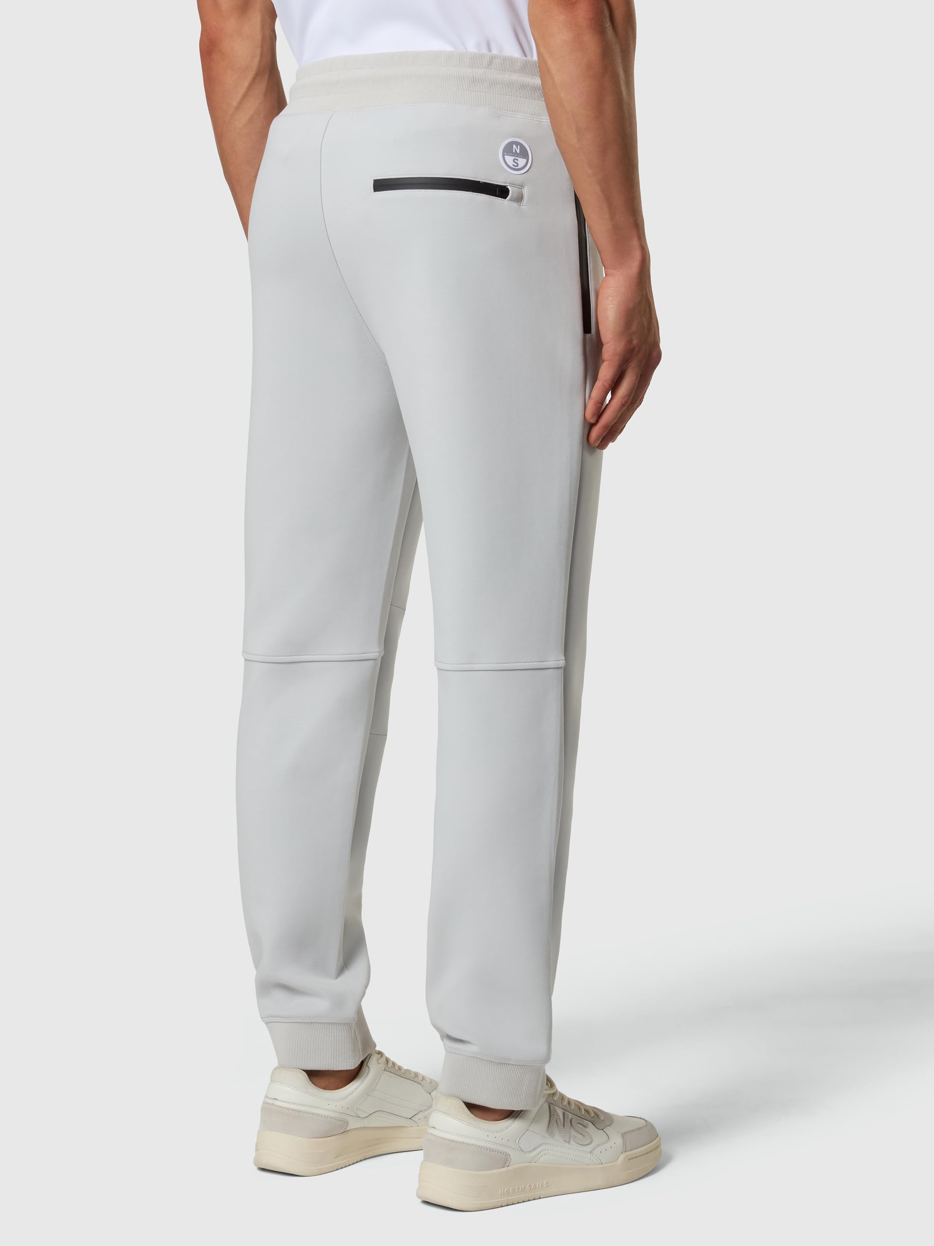 NORTH SAILS Pantaloni Jogging Uomo in Tessuto Scuba Misto Cotone