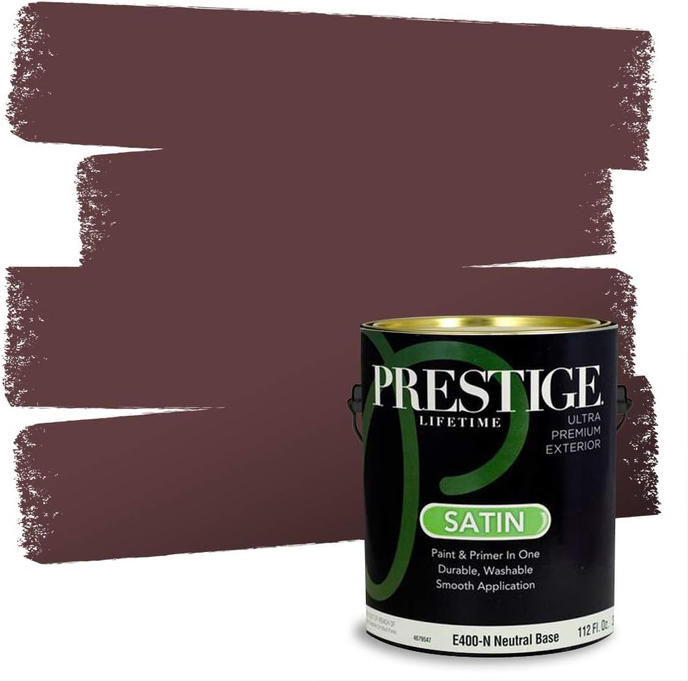 PRESTIGE Paints Interior Paint and Primer In One, 1-Gallon, Eggshell, Comparable Match of Sherwin Williams* Flexible Gray*