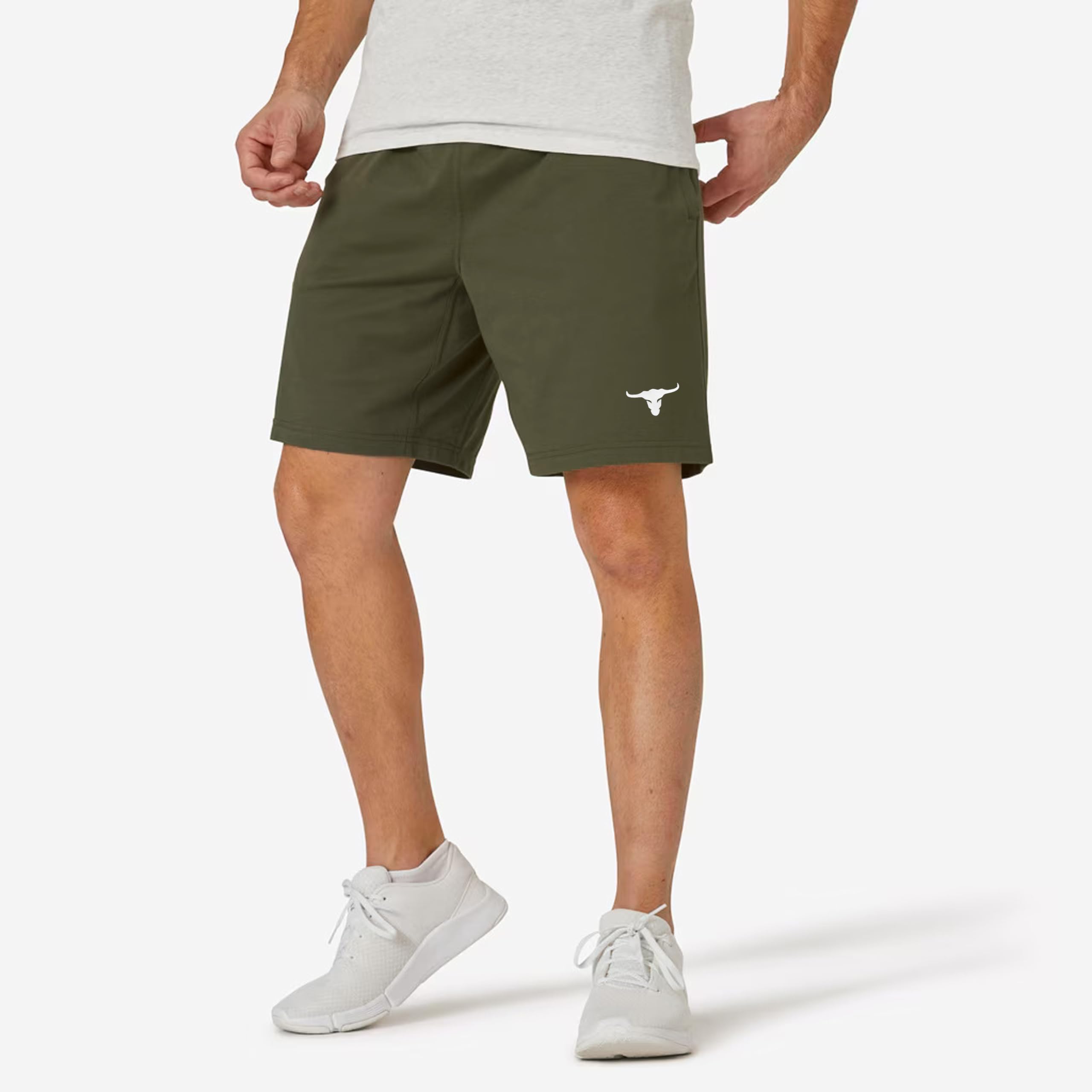 UandJ Men's Regular Cotton Regular Fit Plain Shorts for Men-picture-37