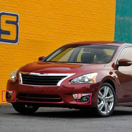 Miniatura 8 de PIT66 Luces antiniebla para parachoques delantero, compatibles con Nissan Altima 2002-2004Nissan Murano 2003-2005Infiniti FX35FX45 2003-2006,