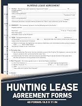 Hunting Lease Agreement Forms: Contract Between landowners and hunters to formalize terms | 120 Pages.