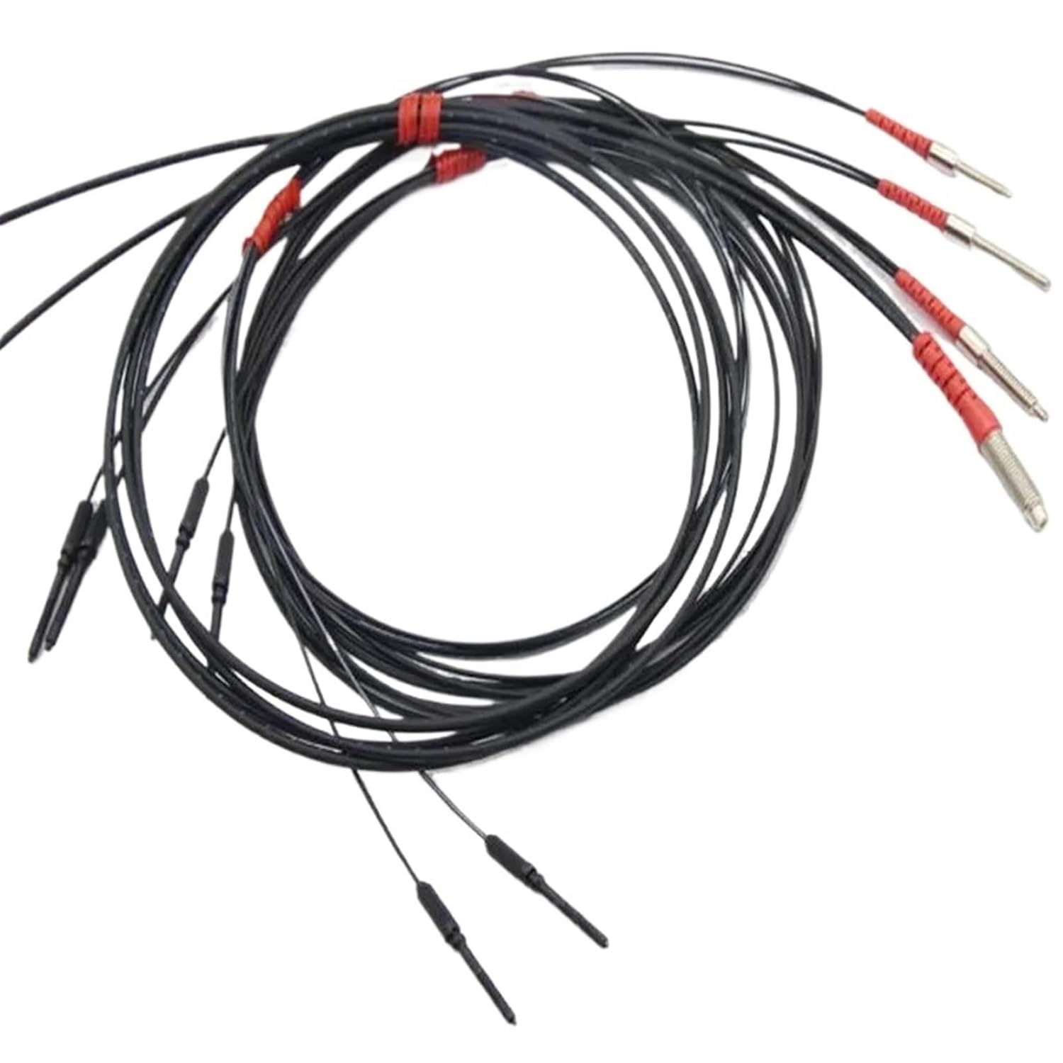 5pcs Diffuse Reflection Switch of Optical Fiber Sensor M3M4M6 Optical Fiber Amplifier Line Probe YS310 YS410 YS610(M6 YS-620)