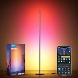 Govee Lampadaire LED WiFi RGBIC Lampadaire Fonctionne avec Alexa et Google Assistant, Contrôle d'App, 16 millions de couleurs, 58 modes de scène, Modes de musique, Mode DIY - 1