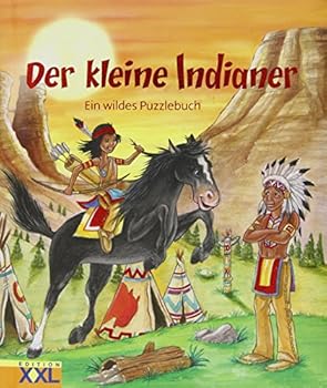 Hardcover Der kleine Indianer. Ein wildes Puzzlebuch [German] Book