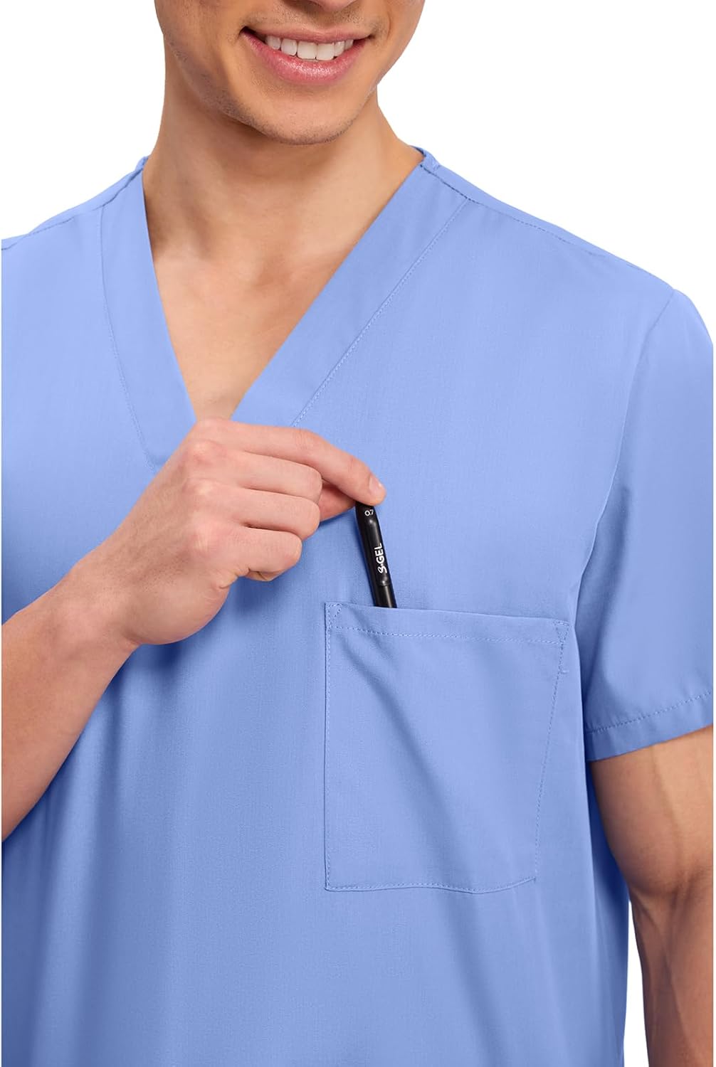 Cherokee Womens Unisex V-Neck Top - Image 2