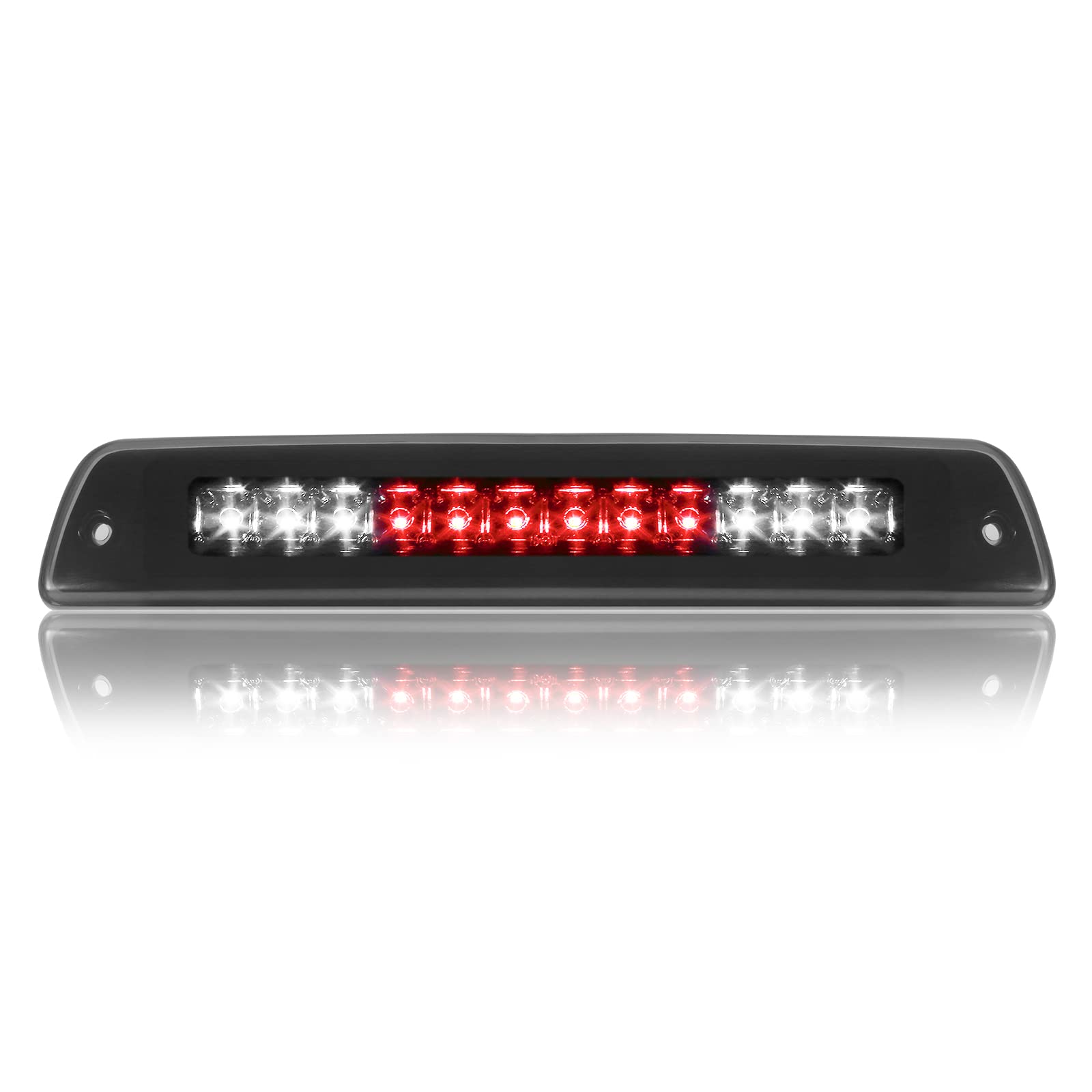 High Mount Stop Third Brake Light, Compatible with 1994-2001 Dodge Ram 1500 2500 3500 Third Center Cargo Rear LED 3rd Brake Light Bar Taillight (Black Smoke)