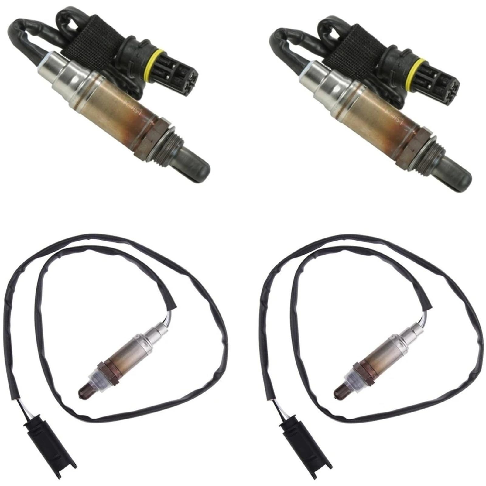 Sonde lambda pour BMW E39 E46 X3 X5 kit de 4 capteurs d'oxygène O2 amont et aval