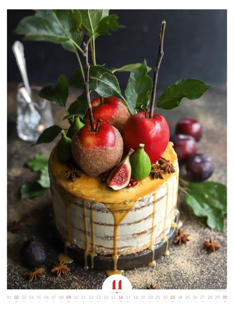 Sucré Kalender 2025, Wandkalender im Hochformat (50x66) - Lifestyle-Kalender für Genießer:innen, Torten-Bäcker:innen und Fans von Desserts und ... Fans von Desserts, Patisserie und Schokolade