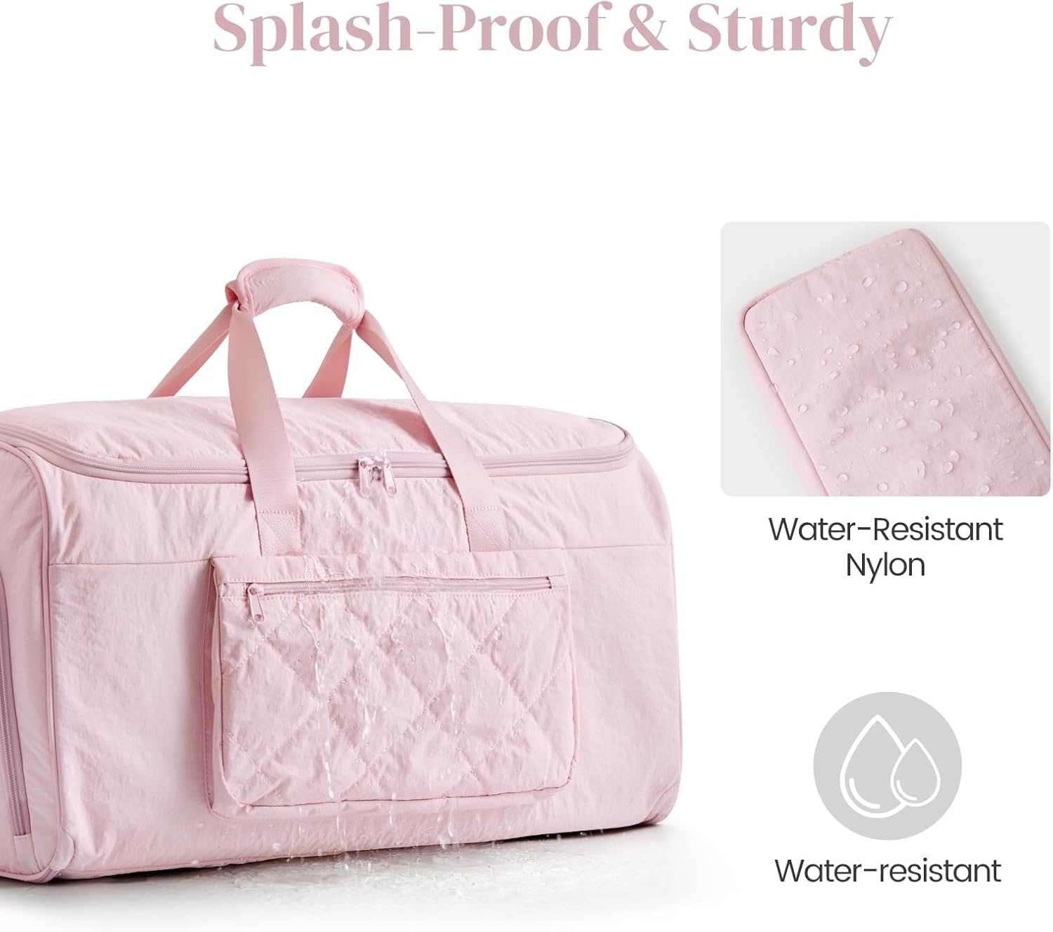 S-ZONE Garment Duffle Bags for Travel Carry on Convertible 2 in 1 Suit Bags Hanging Suitcase with Toiletry Bag 50L