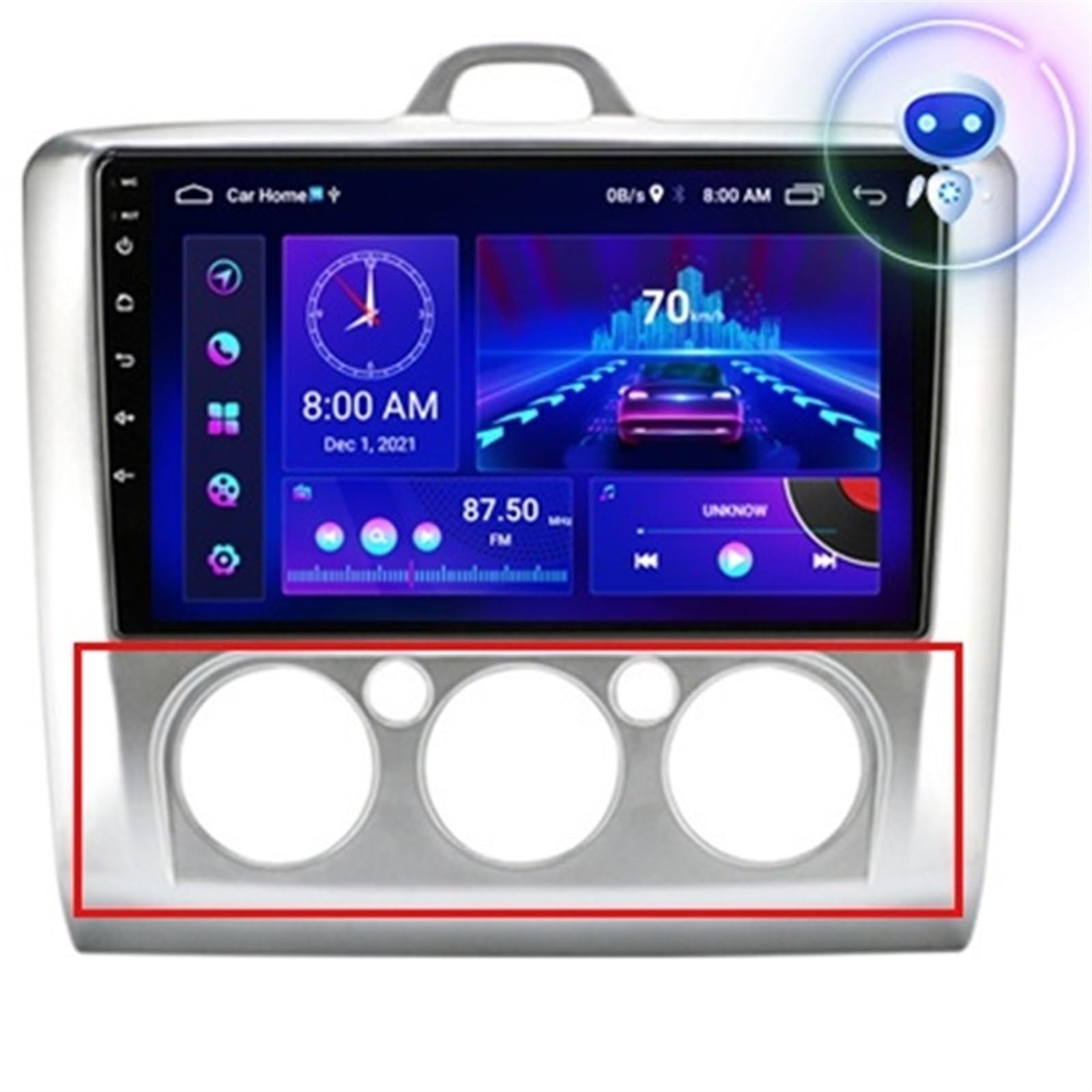 Nawigacja satelitarna Radio samochodowe Wifi Odtwarzacz multimedialny Nawigacja GPS(A-T3L-MIC)