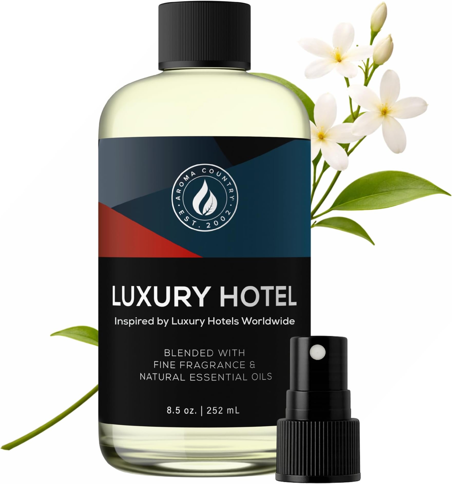 Ritzy Luxury Hotel Diffuser Oil - Luxury Hotel Scent for Diffuser & Air Fresheners - Essential Oil Diffuser Refill, Home Fragrance Collection with Gardenia & Amber (8.5 Fl. Oz)