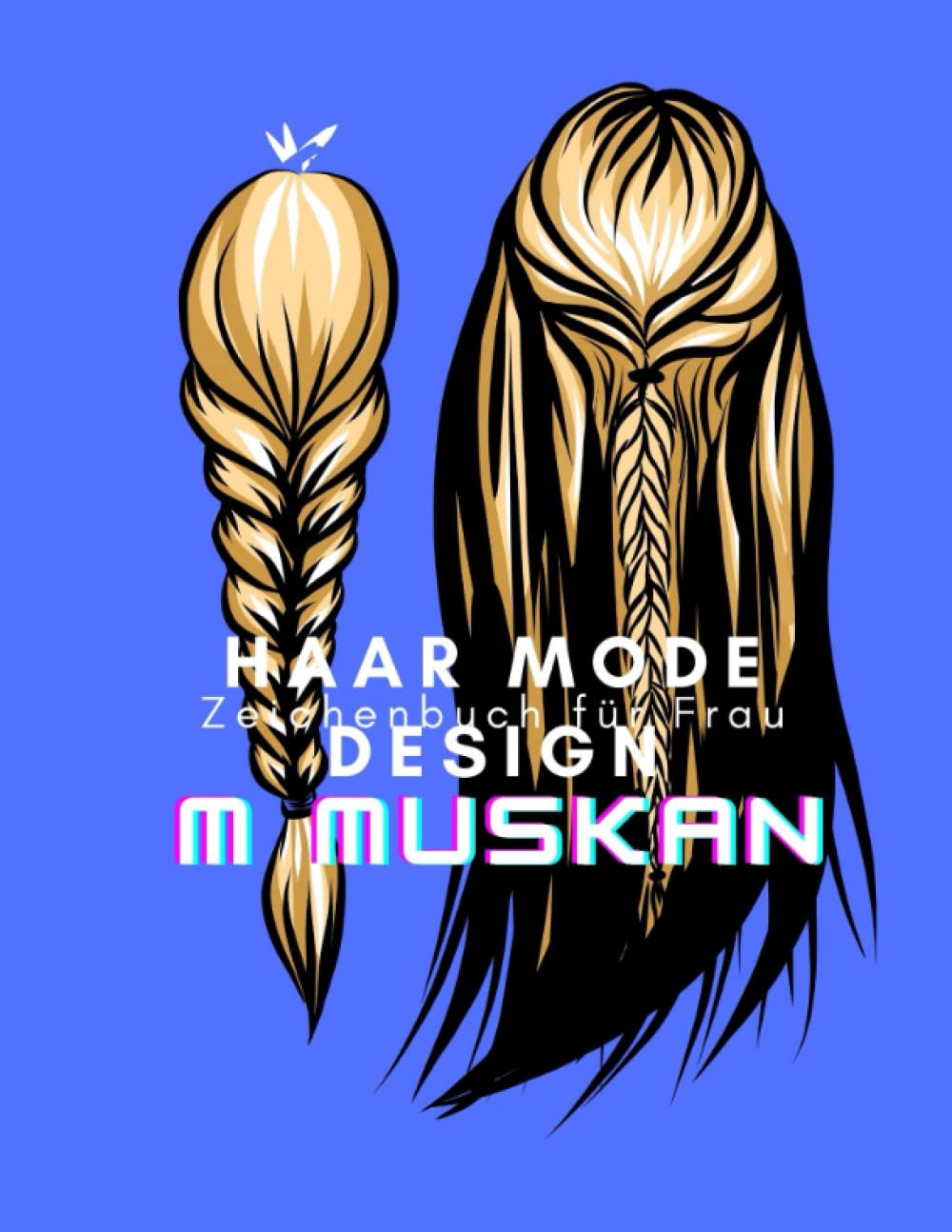 Haar Mode Design Zeichenbuch für Frau