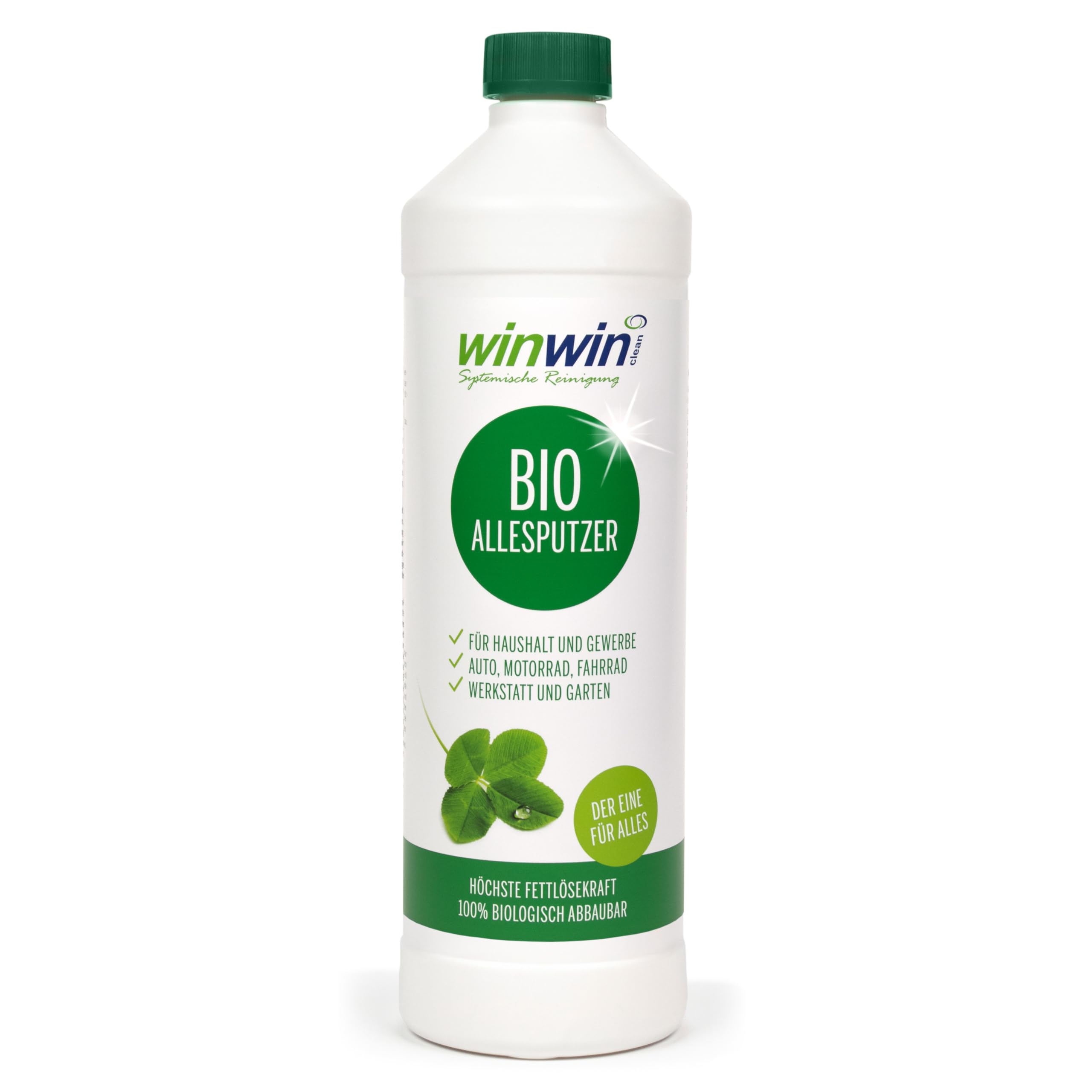 winwinCLEAN - ALLESPUTZER 1000ml INKL. Dosierflasche + "UNIVERSALTUCH" 32cm x 32 cm - Sie werden begeistert sein -