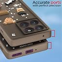 Pikkme Back Cover for Motorola Moto Edge 60 Pro 5G | Cute Fun Cartoon 3D Bear Silicone Full Body Protection Bumper Case (Brown) gallery image