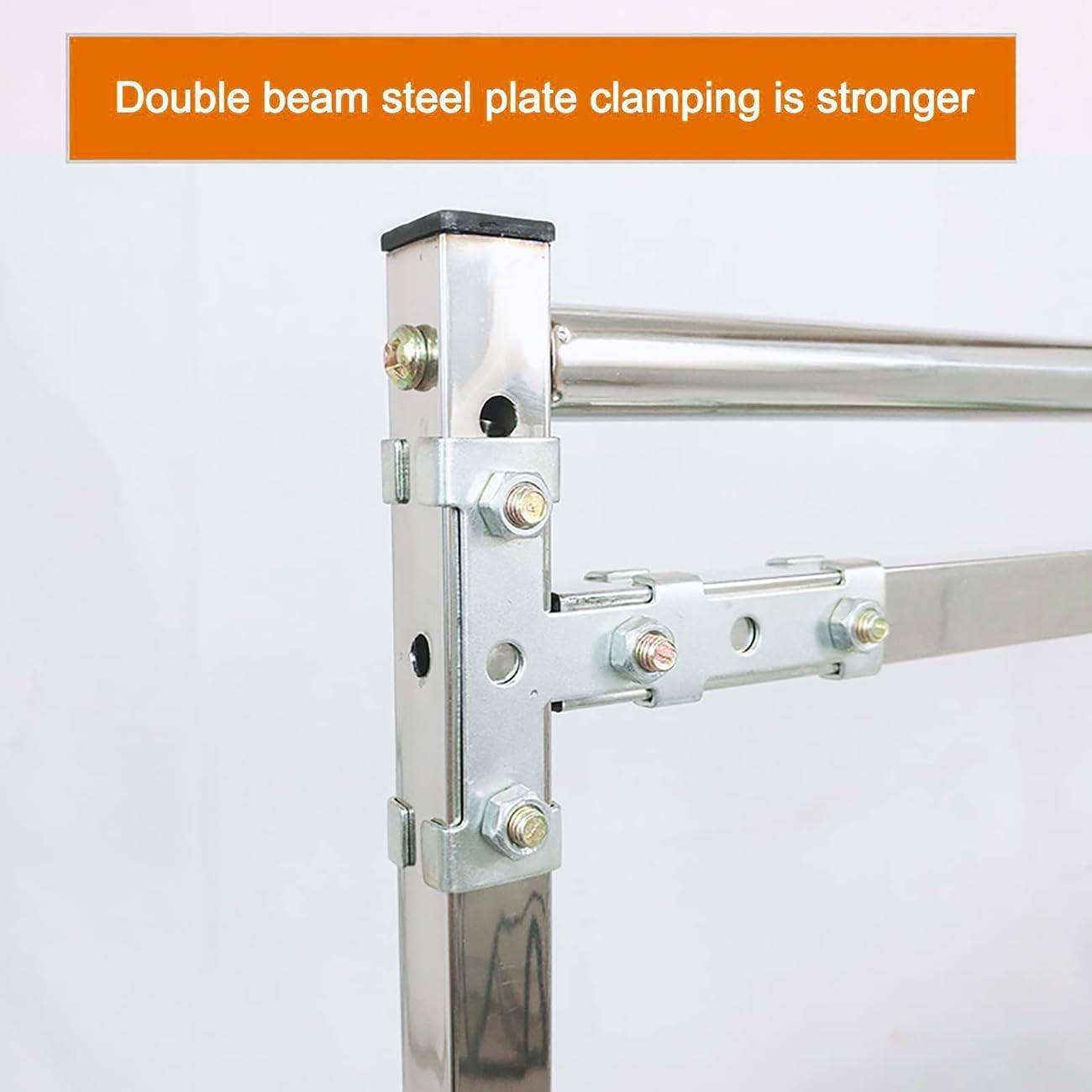 Cross Stitch Frame Stand - Adjustable Embroidery Stand for Needlework, Stainless Steel, Floor Frame for Tapestry and Craft Sewing