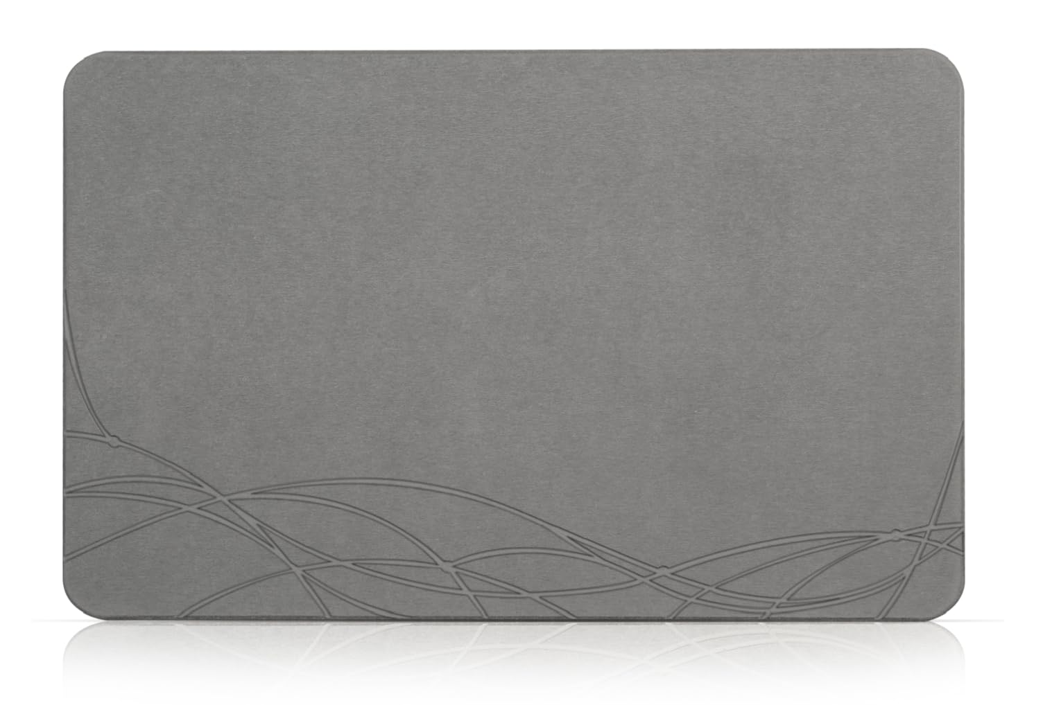 Alfombrilla de baño de piedra muy absorbente, alfombrilla de baño de piedra, 60 x 39 cm, antideslizante, de secado rápido