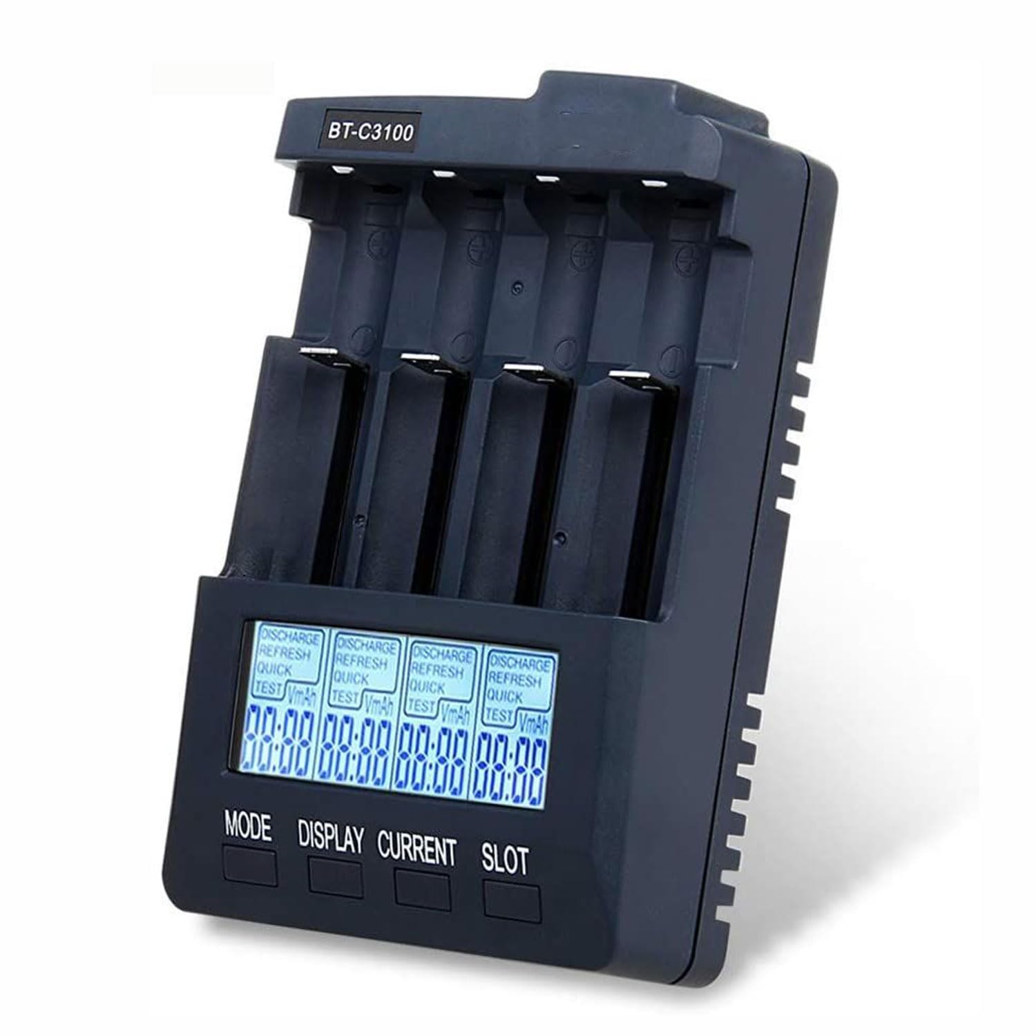 Le nouveau chargeur numérique intelligent BT-C3100 V2.2 à 4 fentes AA/AAA LCD avec prise UK