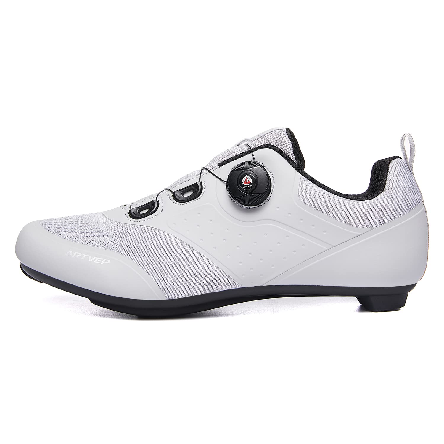 Zapatos de Ciclismo para Hombre y Mujer, Bicicleta de Carretera MTB Compatibles con SPD SPD-SL Delta Pedal Look, Transpirables para Peloton