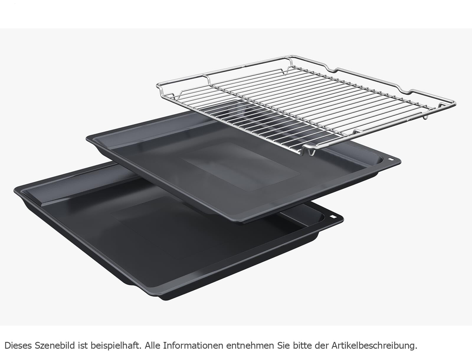 Siemens HM736G1B1 Backofen mit Mikrowelle Schwarz