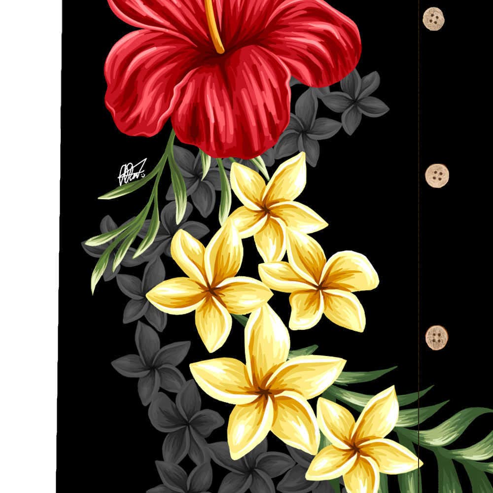Hawaii Hemd Männer Baumwolle Größe S - 8XL Herren Hawaiihemd Kurzarm Frauen Blumen