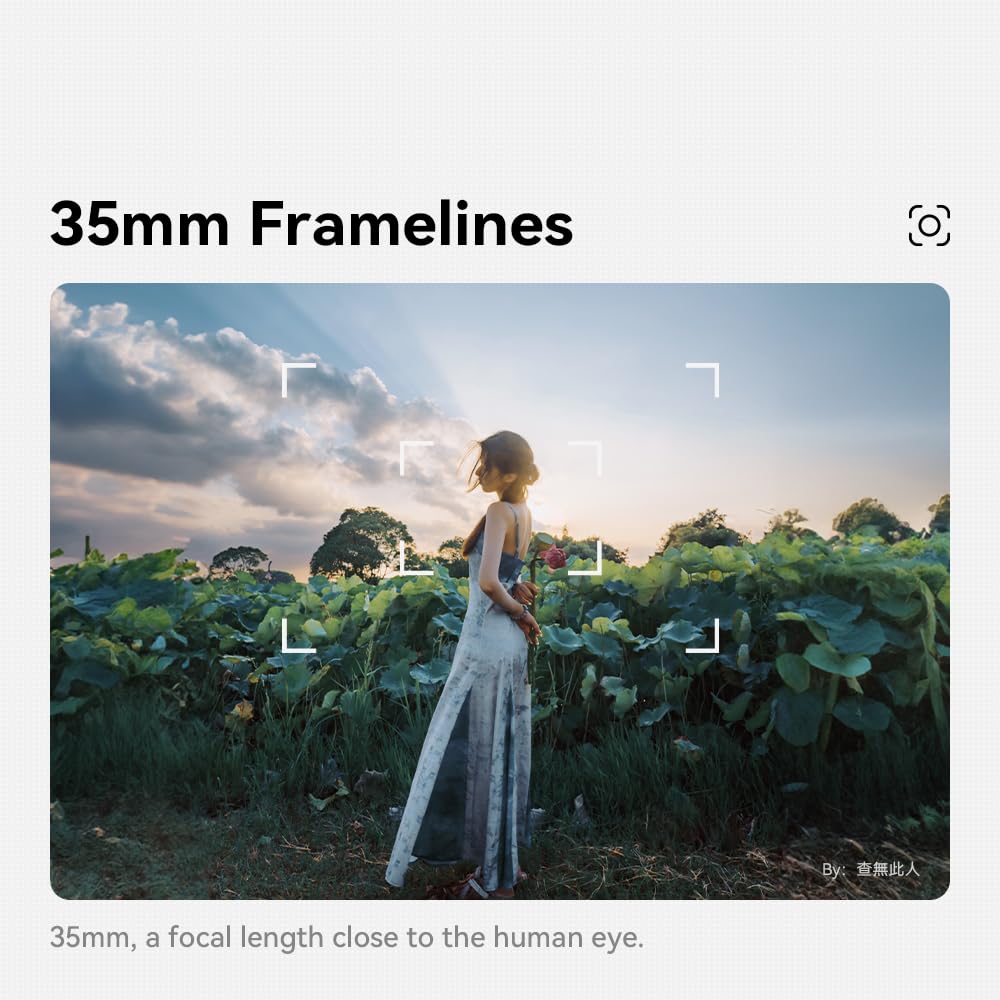 TTArtisan 35-mm-Sucher mit präzisen Bildfeldbegrenzungen für Leica M-Messsucherkameras Ricoh GR2 GR3 GR4 Fujifilm X100 Panasonic S9 Olympus-Kamera