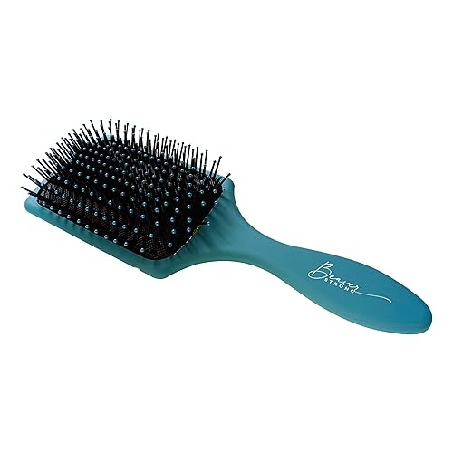 Miniatura 5 de Essential - Cepillo desenredante rectangular con cojín de aire para todo tipo de cabello (negro carbón)