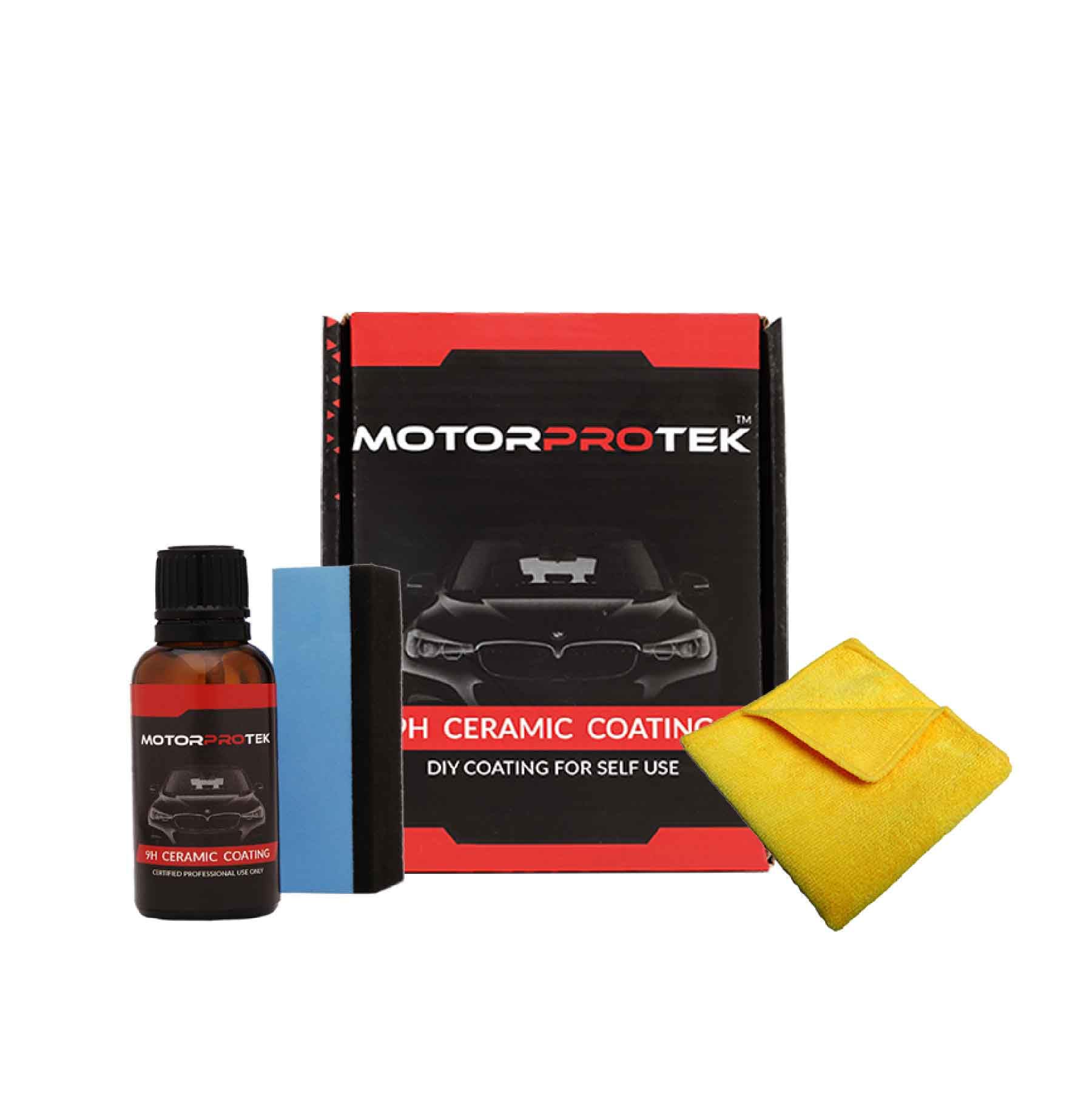 MP MOTORPROTEK DIY 9H Ceramic Coating for Car and Bike - For Self Use ...
