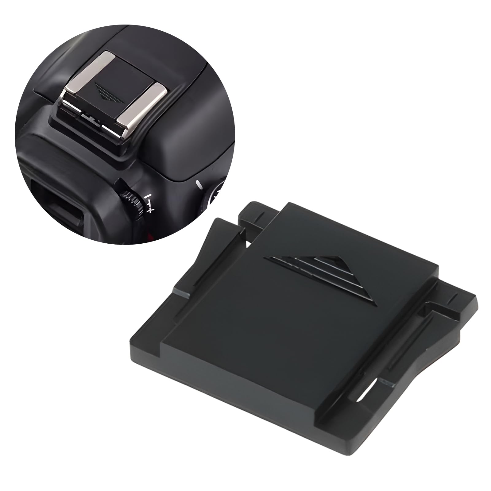 Couvre-griffe flash appareil photo (lot de 4) – Compatible Canon EOS R5, R6, R, RP, 5D IV/III, 6D II, 7D II, M50, Rebel T8i/T7i – Protège de la poussière, l’humidité et les chocs