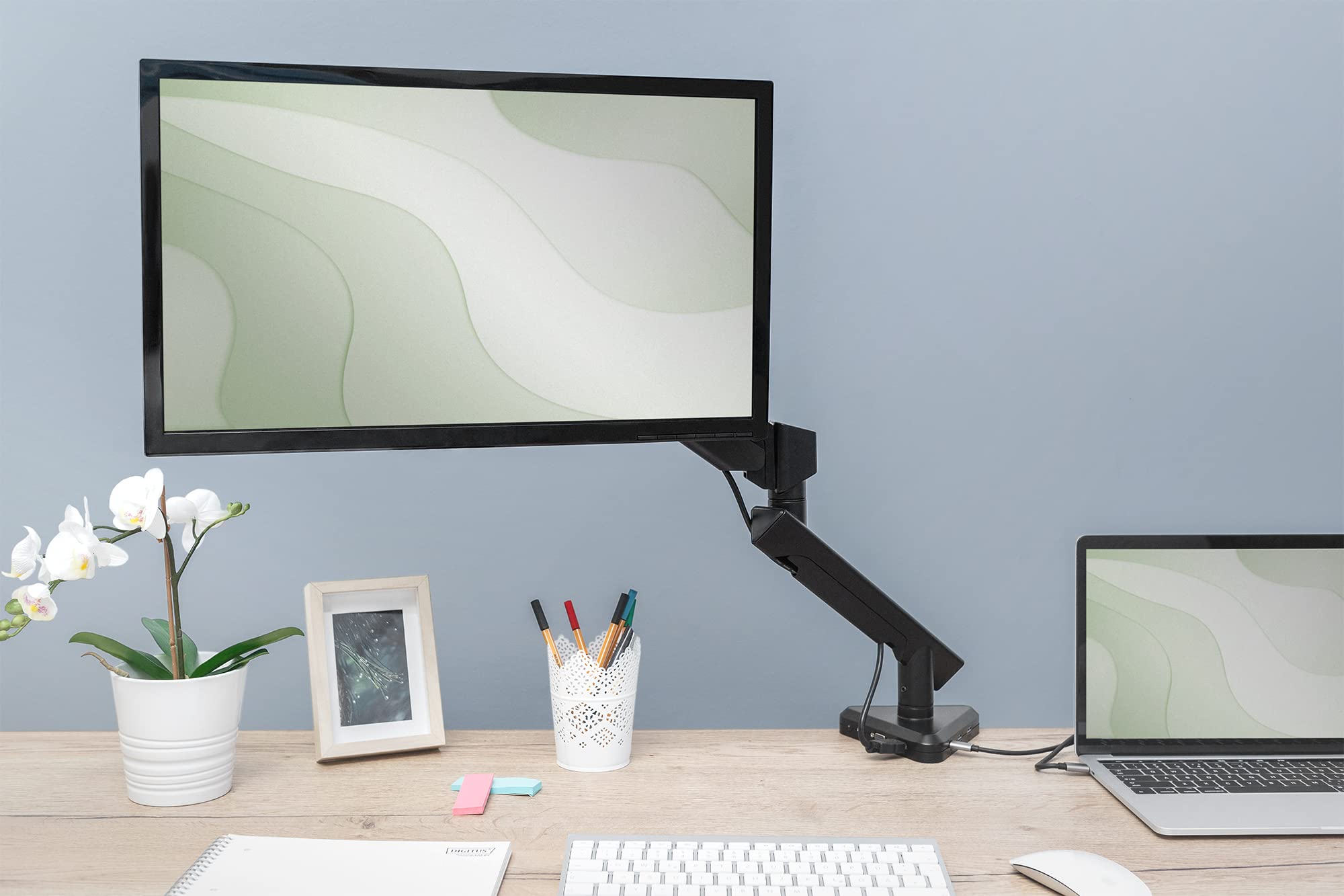 Monitor Stand Digitus Desk Clamp Black - Dettaglio