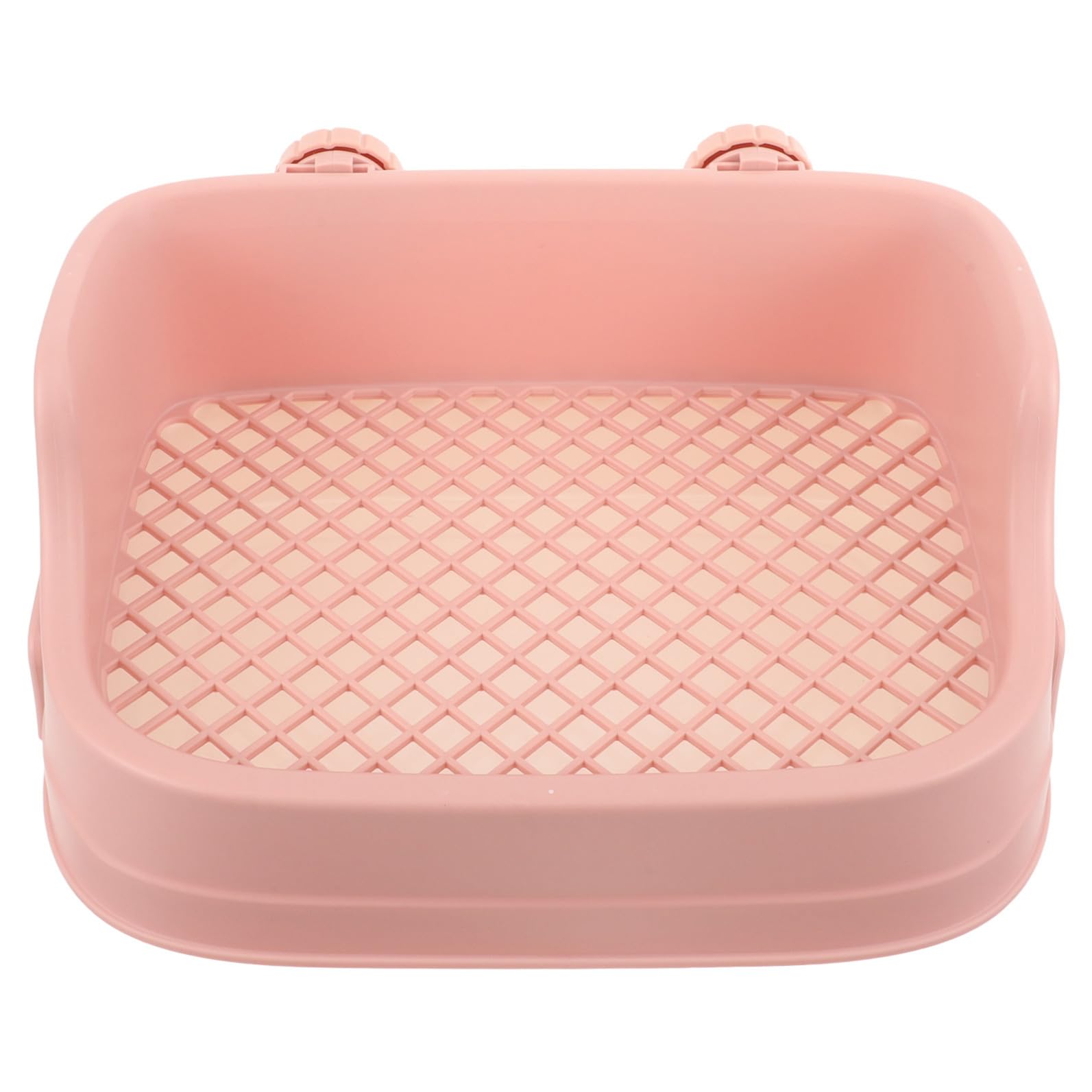 Kleintiertoilette Rosa aus Kunststoff mit Mesh Boden