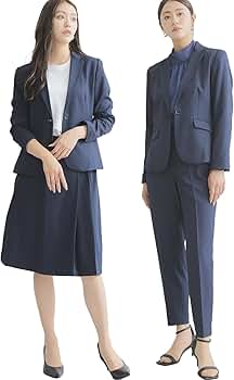 Amazon | [RIRIYĀNOリリヤーノ] スーツ レディース 3点セット スーツ  