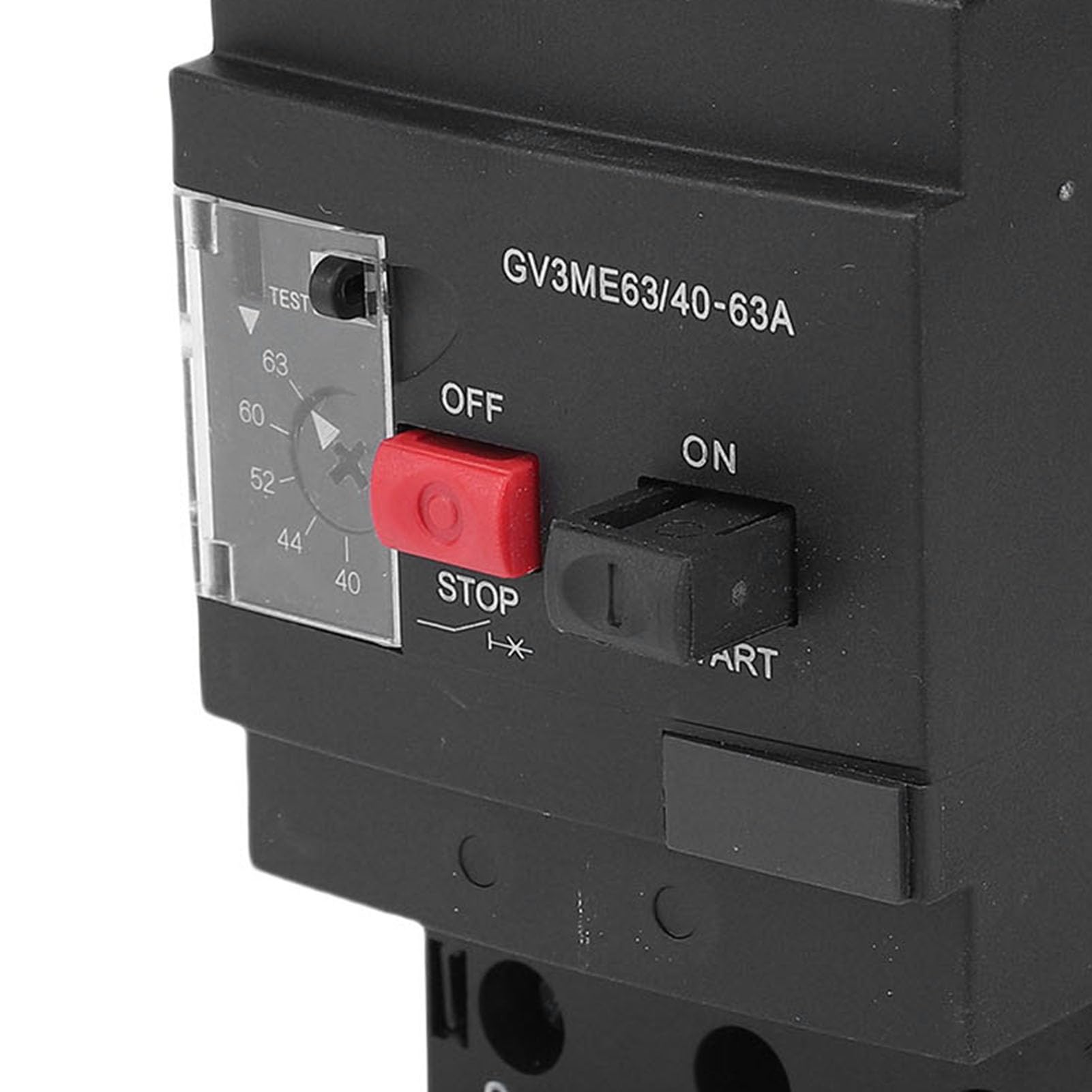 Disyuntor de Motor Preciso Protector de Sobrecarga Confiable para Motores Eléctricos 40-63A, Fácil de Instalar para Diversas Aplicaciones de Motor en Montaje en Riel de 35 Mm