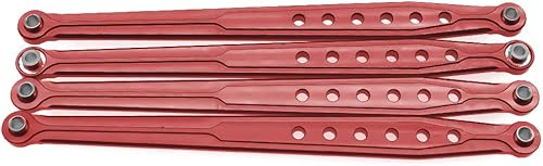 Miniatura 5 de El enlace de aluminio rojo Everest 10 para Redcat Gen7 actualiza las piezas del chasis de la aleación del eslabón lateral inferior Redcat Gen7