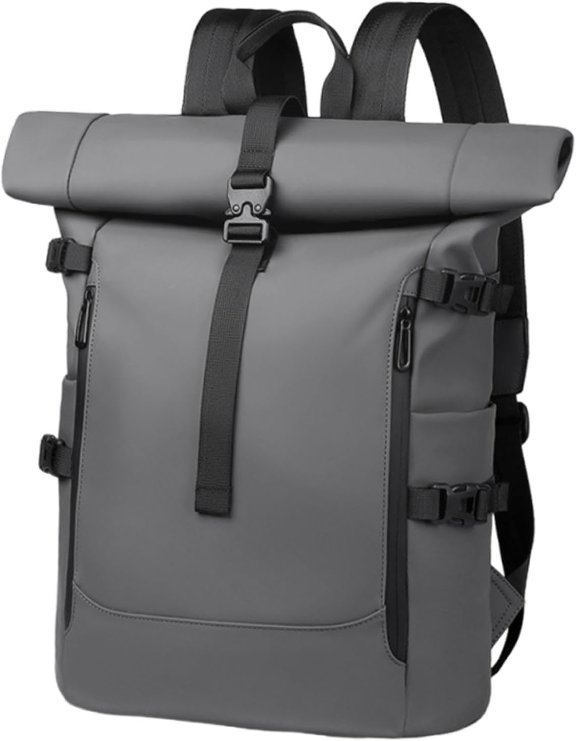 Outdoor Backpack Laptop Daypack Multifunctional Accessory with Luggage Strap Grey| Gym Bags|Sporting Goods
