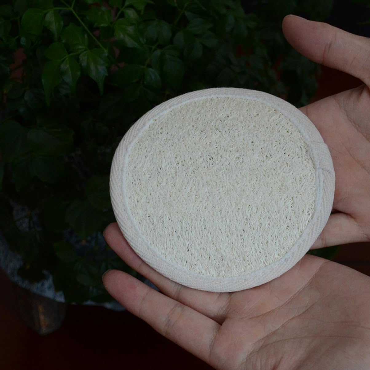 SOESFOUFU Face Scrubber Exfoliator 10pcs Loofah Sponges for Makeup Removal Face Wash Cosmetics Mat for Gentle Skin Care