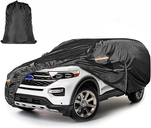 Funda impermeable para automóvil para todo tipo de clima, ajuste personalizado para Ford Explorer Honda Pilot 2002-2023 2024, 210D Oxford algodón