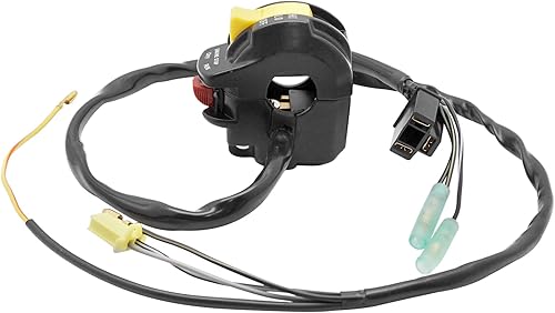 Miniatura 2 de M MATI Control de manillar Kill Stop Interruptor de Faro Botón para Suzuki LT250R QuadRacer 250 1987-1992 37400-19A10