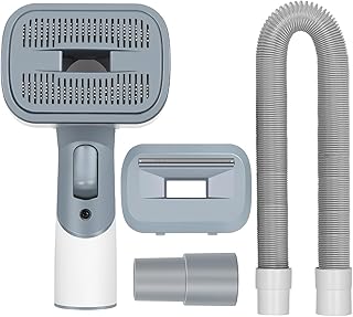 2 en 1 Cepillo Aspirador para Perro y Gatos, Se adapta a la mayoría de aspiradoras con mangueras de 32 mm y 35 mm