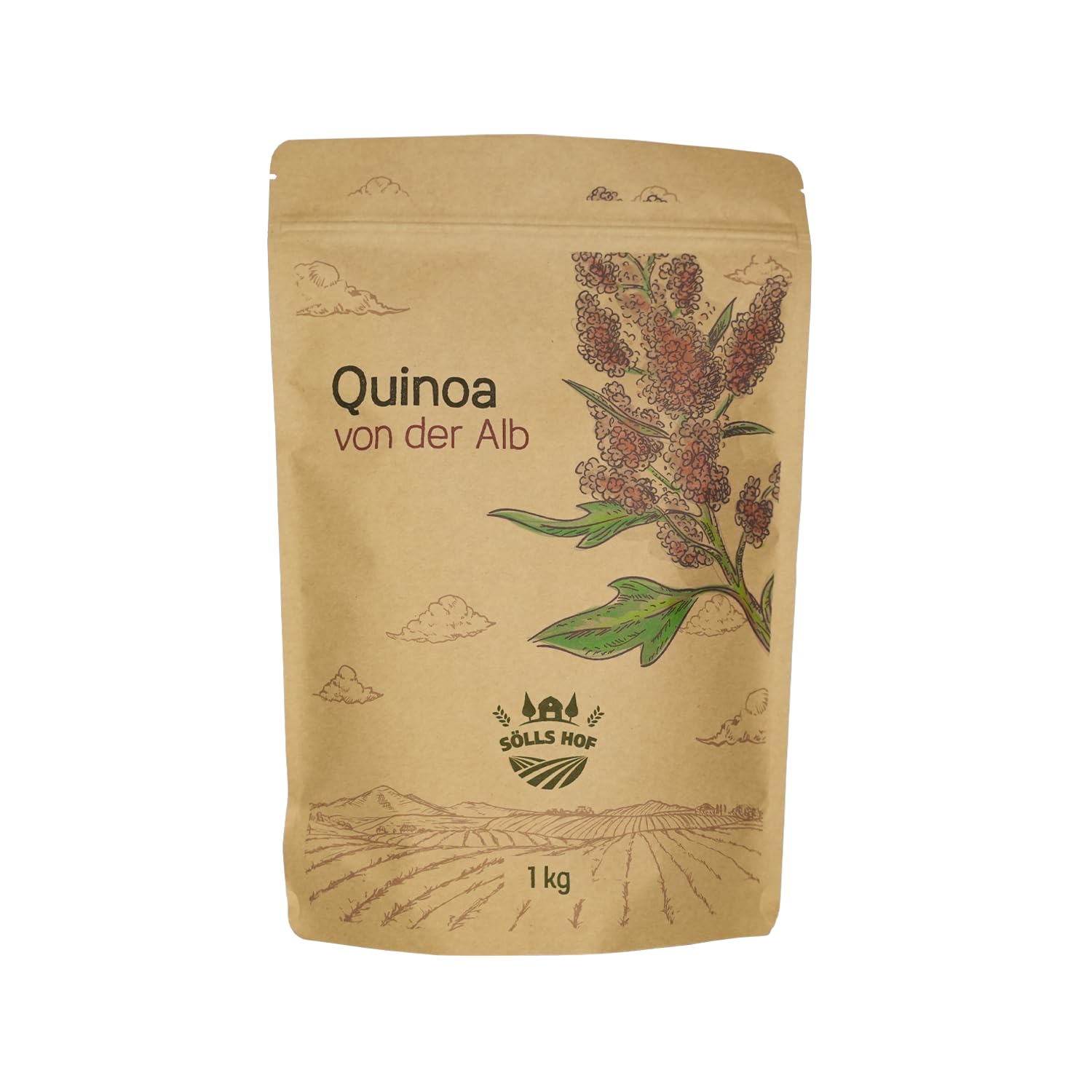 Quinoa - Herkunft: Deutschland - weiß, Proteinquelle, hoher Ballaststoffgehalt, gentechnikfrei (1 kg)