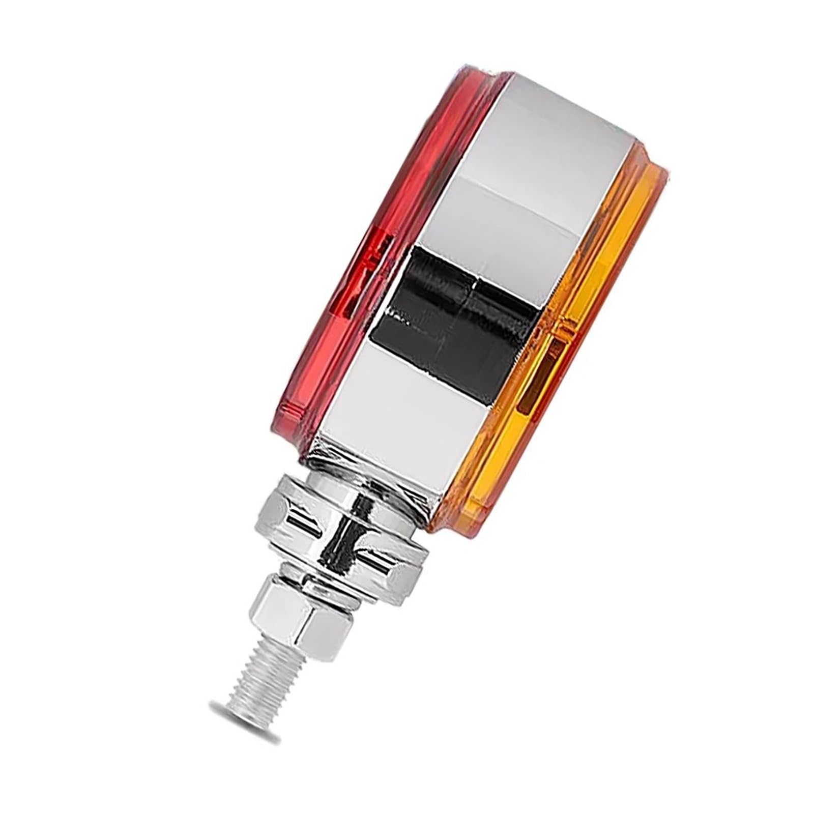 Generico Indicatori Di Direzione 12V-24V LED Rotondo Dual-Face Indicatore Di Direzione Fanale Posteriore Per Camion Rimorchi Auto Camper Luce Posizione Laterale Freccia Laterale