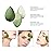 Makeup Sponges Set - Beauty sponges Blending Blenders with 1 Holder and Egg Case, Flawless for Cream, Powder and Liquid (Green, 4Pcs+1Holder+ case)