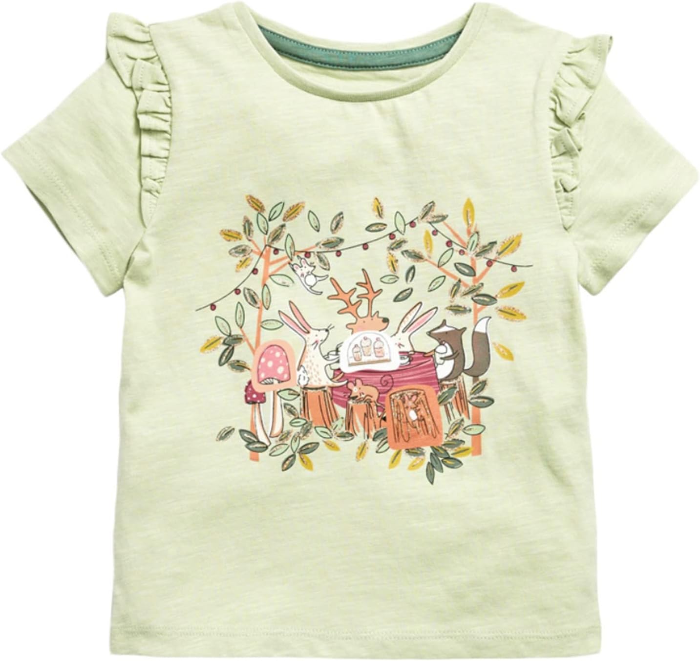 HILEELNAG Girls' Tees Short Sleeve Cotton Casual Graphic T-Shirts Easter Summer Tops 3Packs - Image 3