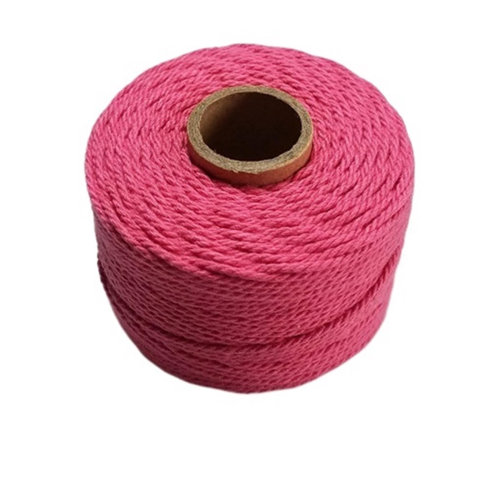 Cotton Macrame Cord Colourful Cotton Rope 80m/roll Twine Macrame Cords String Thread For Party Wedding Decoration Accessory DIY(Rose)