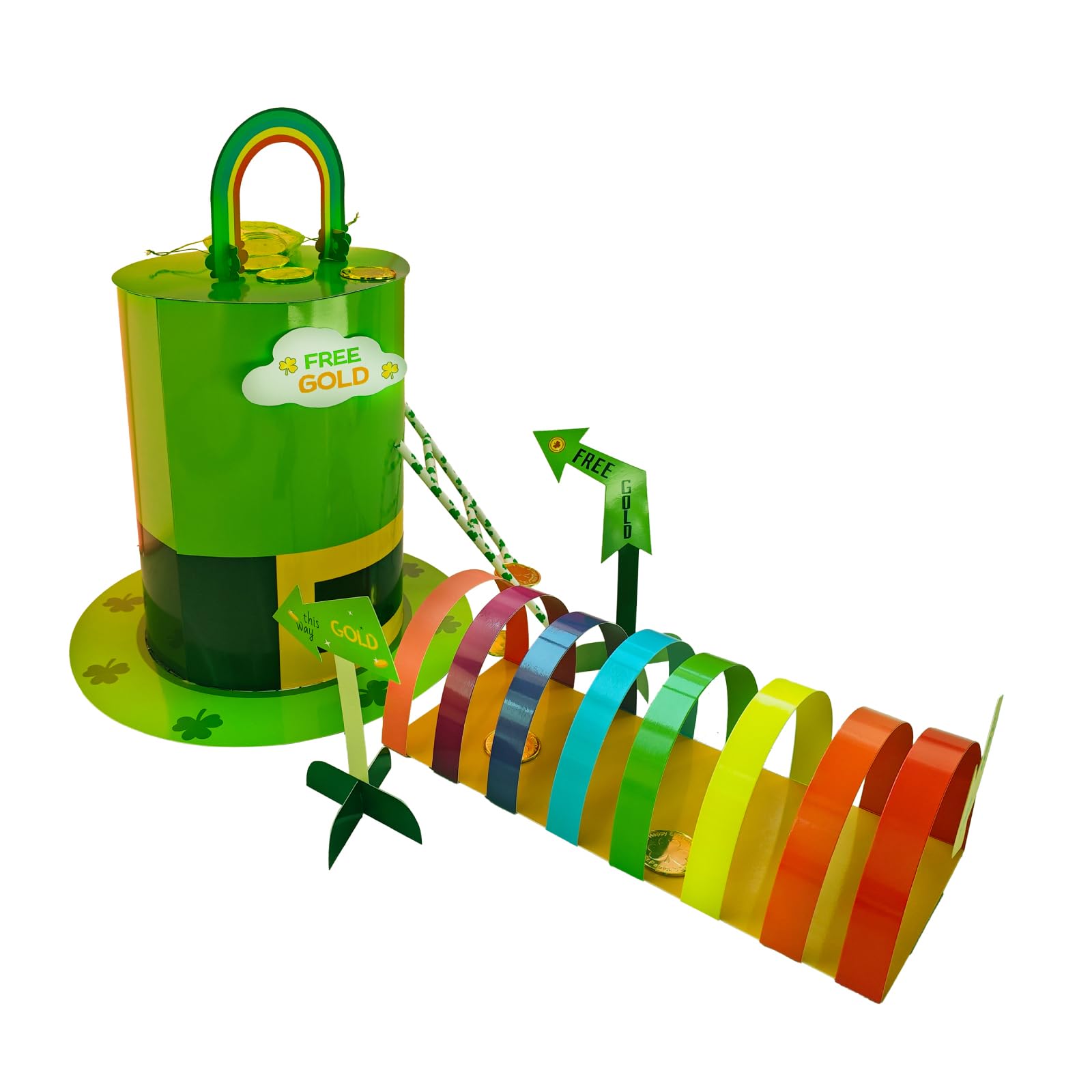 JJI St Patrick's Day Leprechaun Trap Kit St. Patricks Day Decorations Leprechaun Trap Crafts Kit for Kids St Patricks Day Party Supplies (CastleTrap) — view 7